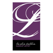 Stylish Monogram Business Card