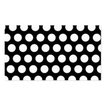 Stylish polka dot Business Card