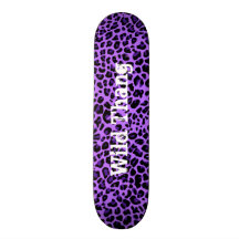 Stylish Purple Jaguar Custom Skateboard