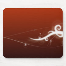 Stylish Swirls - Red Mouse Mats
