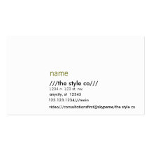 stylist business card templates