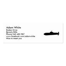 Submarine Business Card Templates