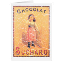 Suchard Chocolate- distressed Card