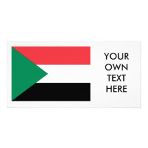 Sudan Flag Photo Card
