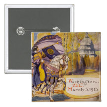 Suffrage Procession 1913 Pins