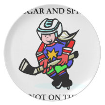 Sugar and Spice but Not on the Ice Dinner Plate