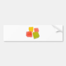 sugar candies bumper stickers