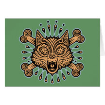 Sugar Cat Pirate Greeting Cards