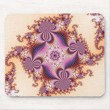 Sugar Plums - Pink Fractal Mousepad