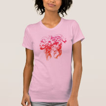 Sugar Skull Girl - Ladies Graphic T-Shirt