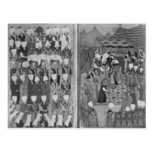 Sultan Ahmed III Distributing Money Post Cards