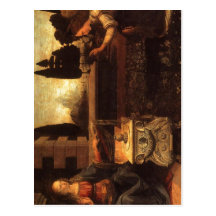 Summary Description Leonardo da Vinci, The Annunci Post Card