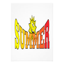 Summer 4 custom invitations