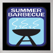 Summer Barbecue Poster