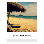 Summer Beach Greeting Post Card