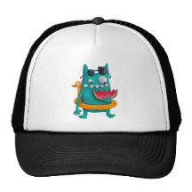 Summer Beach Monster Mesh Hats