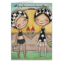 Summer by the Shore - Greeting Card
