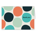 Summer Dots Thank You Note Cards