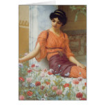 Summer Flowers by John William Godward Card
