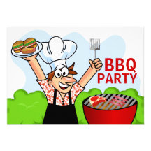 Summer Fun BBQ Party Invitation