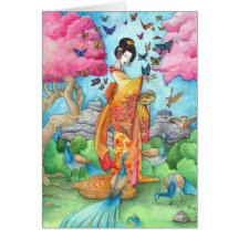 Summer Maiko Note Card, Blank