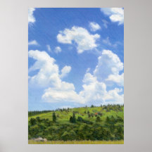 Summer on Pinyon Mesa Posters