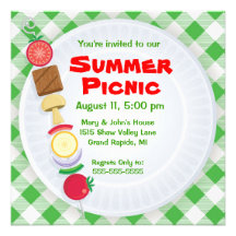 Summer Picnic Invitation