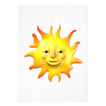Summer Sun 2 Custom Invitation