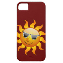 Summer Sun funny iPhone 5 Case