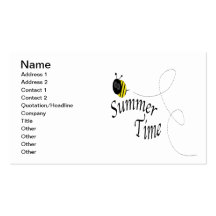 Summer Time Business Cards