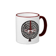 Sun African Mask_ Art Gift Coffee Mugs
