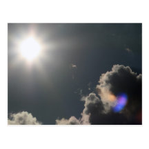 Sun and clouds post cards