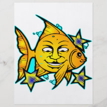Sun Fish & Stars Flyer Design
