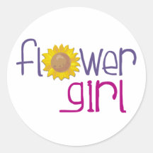 Sun Flowergirl T-shirts and Gifts Stickers