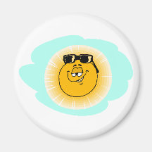 Sun Fridge Magnets