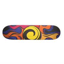 Sun Graphic Skateboard