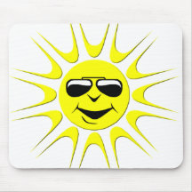 Sun in Shades Mouse Pad