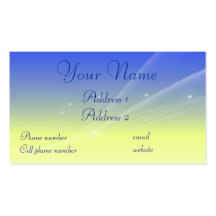 Sun/Moon/Stars Business Card