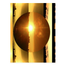 SUN n MOON Artistic Presentation Post Card