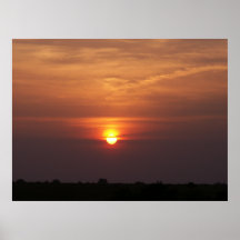 Sun Or Saturn Setting Print