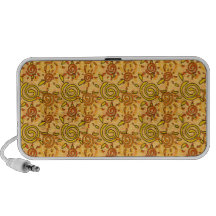 Sun Pattern Laptop Speakers