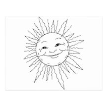 Sun Post Card