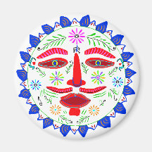 Sun Refrigerator Magnet