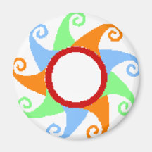 Sun Refrigerator Magnet
