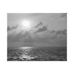 Sun set in Indian ocean Gallery Wrapped Canvas