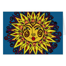 Sun Ukrainian Folk Art Cards