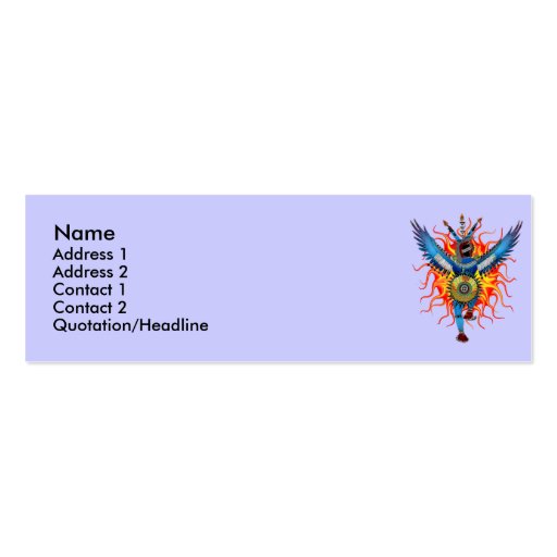 Sundancer Profile Card Business Card Templates