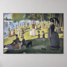 Sunday Afternoon on the Island of La Grande Jatte Poster