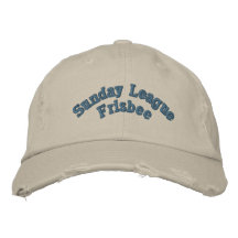 Sunday Frisbee League Embroidered Hat