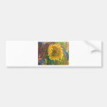 sunflower bumper sticker